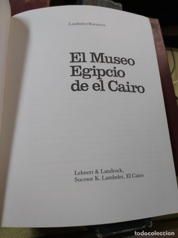 Libros de segunda mano: I EL MUSEO EGIPCIO DE EL CAIRO. CON BELLAS ILUSTRACIONES. - Foto 2