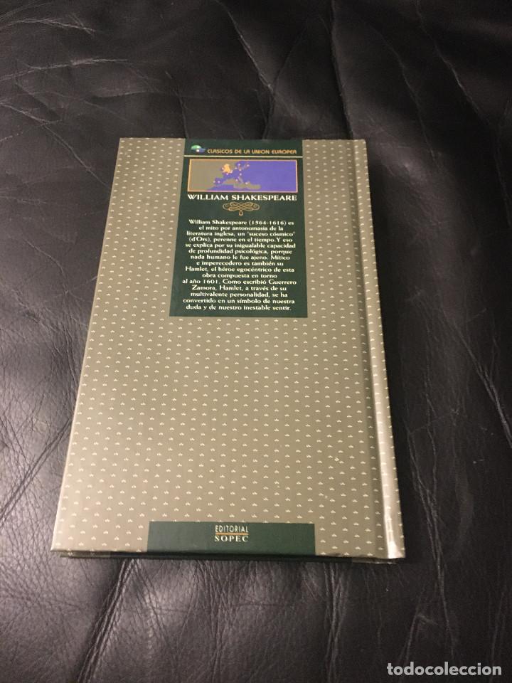 Libros de segunda mano: CL&Aacute;SICOS DE LA UNI&Oacute;N EUROPEA - HAMLET - WILLIAM SHAKESPEARE - Foto 2
