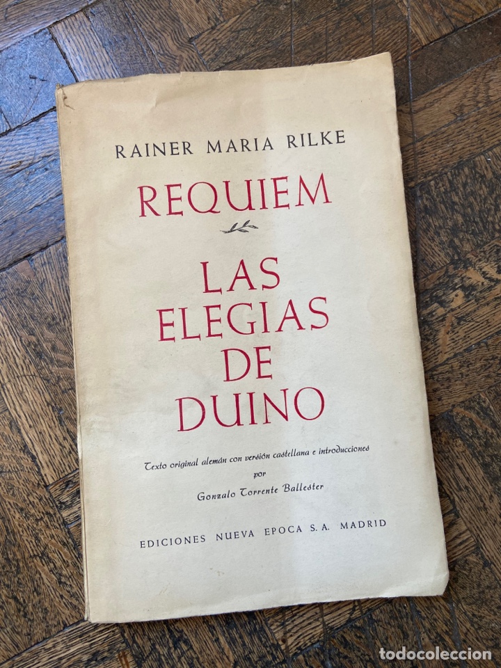 Libros de segunda mano: Rilke - Requiem Las eleg&iacute;as de Duino - Nueva &Eacute;poca (1946) - Foto 1