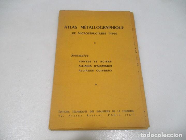 Libros de segunda mano: ATLAS M&Eacute;TALLGRAPHIQUE DE MICROSTRUCTURES TYPES (franc&eacute;s) W10335 - Foto 1