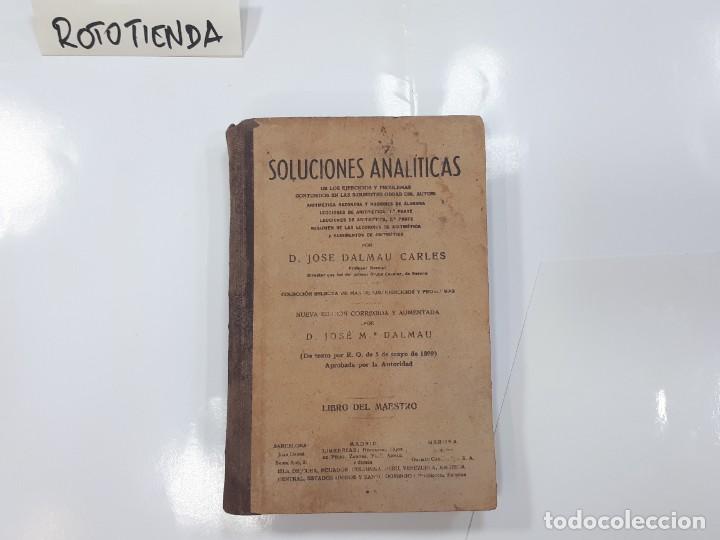 Libros de segunda mano: Soluciones Anal&iacute;ticas. D. Jos&eacute; Dalmau Carles - Foto 1