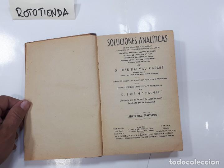 Libros de segunda mano: Soluciones Anal&iacute;ticas. D. Jos&eacute; Dalmau Carles - Foto 7