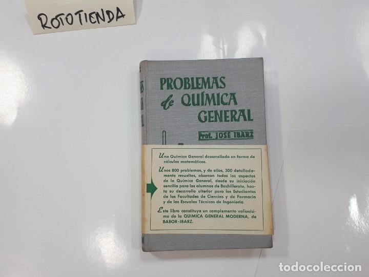 Libros de segunda mano: Problemas de Qu&iacute;mica General. Prof: Jos&eacute; Ibarz. - Foto 1