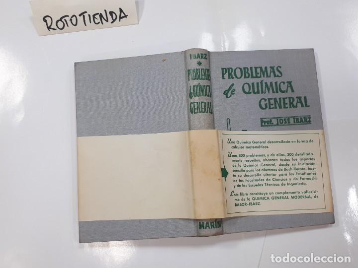 Libros de segunda mano: Problemas de Qu&iacute;mica General. Prof: Jos&eacute; Ibarz. - Foto 2