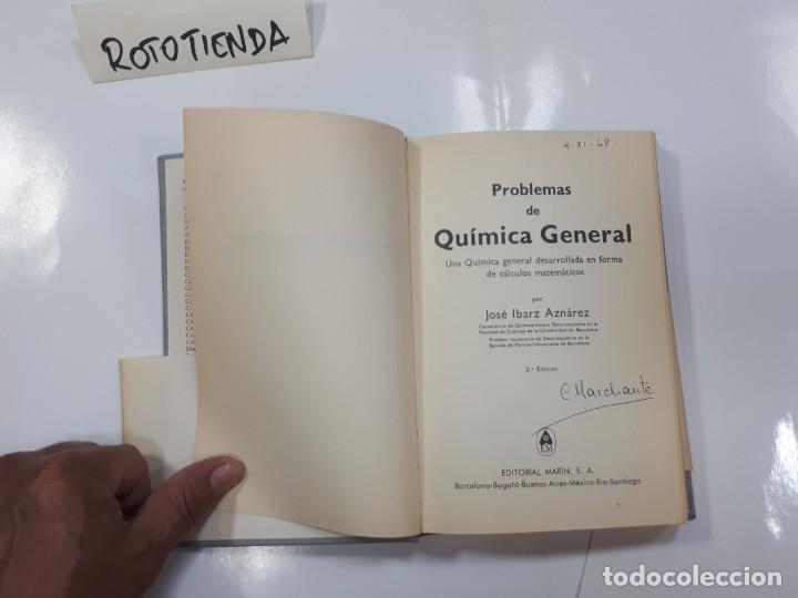 Libros de segunda mano: Problemas de Qu&iacute;mica General. Prof: Jos&eacute; Ibarz. - Foto 5