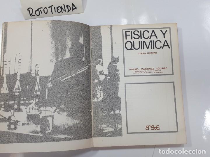 Libros de segunda mano: F&iacute;sica y Qu&iacute;mica. Rafael Mart&iacute;nez Aguirre - Foto 4