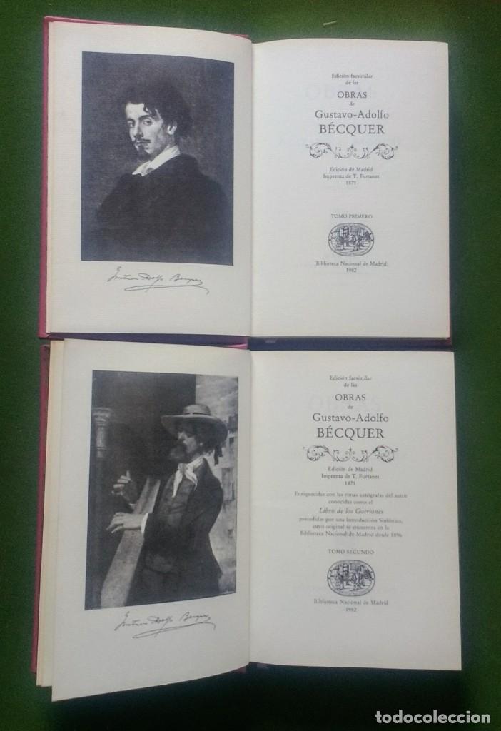 Libros de segunda mano: OBRAS DE GUSTAVO ADOLFO B&Eacute;CQUER - C&Iacute;RCULO BIBLI&Oacute;FILO - FACS&Iacute;MIL - ED. LIMITADA Y NUM. - 81 DE 1000 - Foto 6