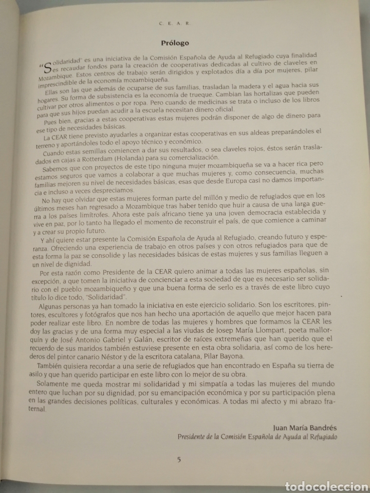 Libros de segunda mano: SOLIDARIDAD (PRIMERA EDICI&Oacute;N) - Foto 4
