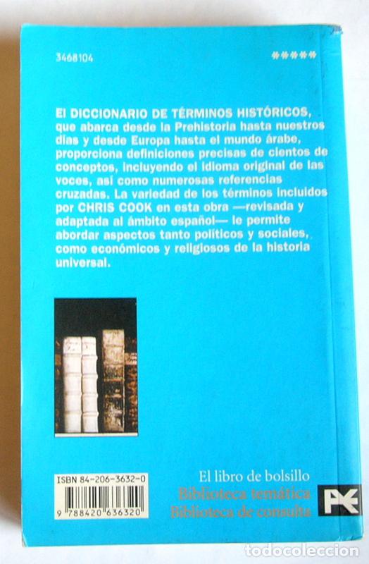 Libros de segunda mano: DICCIONARIO DE TERMINOS HISTORICOS - CHRIS COOK - Foto 3