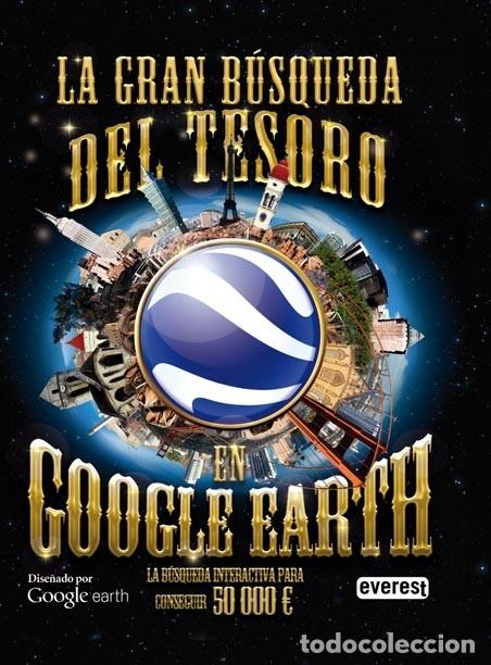Libros de segunda mano: La gran b&uacute;squeda del tesoro en Google Earth - Carlton Books - Foto 1