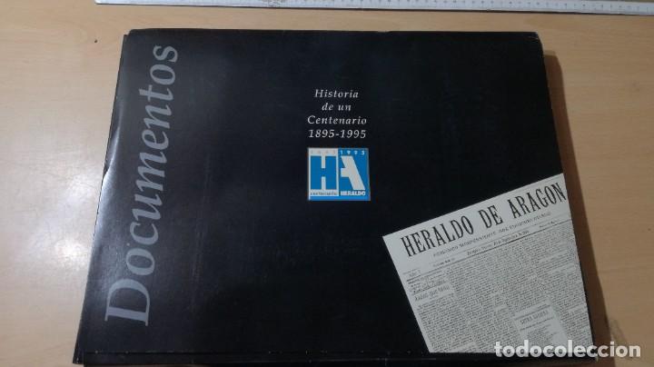 Libros de segunda mano: DOCUMENTOS, HISTORIA DE UN CENTENARIO / 1895 1995 HERALDO DE ARAGON / / R100 - Foto 1