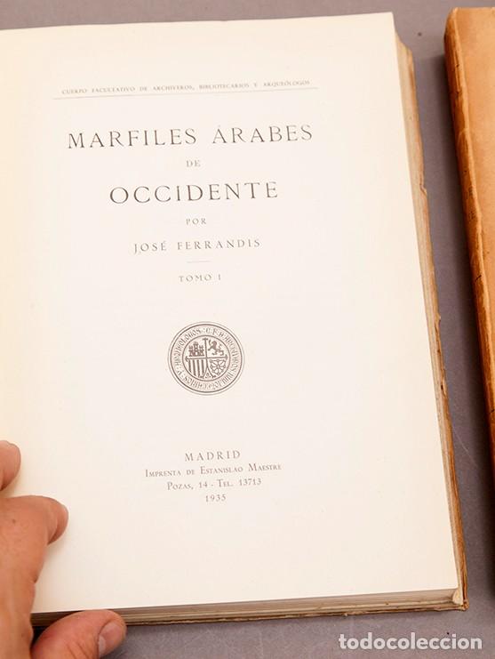 Libros de segunda mano: MARFILES &Aacute;RABES DE OCCIDENTE - 2 VOLS. - 1935-40 - Foto 4