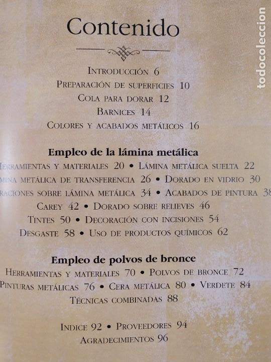 Libros de segunda mano: T&Eacute;CNICAS DE DORADO / ANNIE SLOAN / 1997. C&Iacute;RCULO DE LECTORES - Foto 2