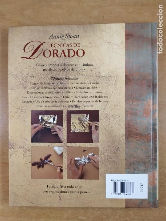 Libros de segunda mano: T&Eacute;CNICAS DE DORADO / ANNIE SLOAN / 1997. C&Iacute;RCULO DE LECTORES - Foto 4