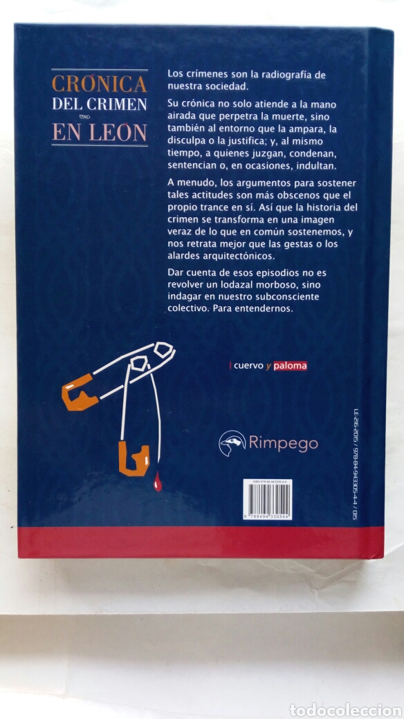Libros de segunda mano: Cr&oacute;nica del crimen en Le&oacute;n. Javier Tom&eacute;. - Foto 2