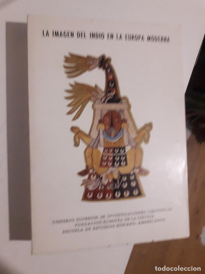 Libros de segunda mano: LA IMAGEN DEL INDIO EN LA EUROPA MODERNA (CSIC 1990) - Foto 1