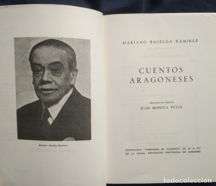 Libros de segunda mano: CUENTOS ARAGONESES -- MARIANO BASELGA - Foto 2