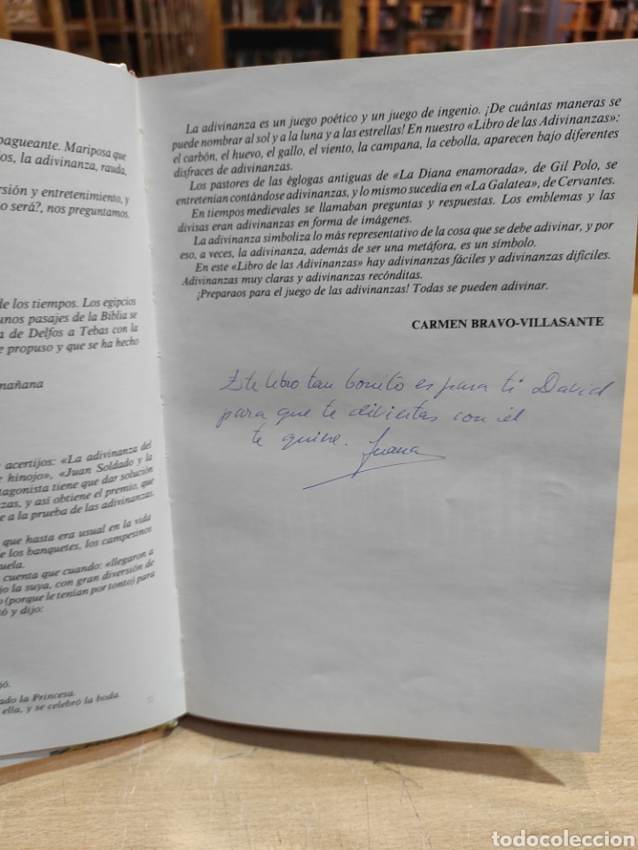 Libros de segunda mano: El libro de las adivinanzas. Carmen Bravo-Villasante - Foto 2