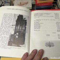 Libros de segunda mano: ESGLÉSIA DE BÚGER . MEMO`RIA HISTÒRICA L'ORGUE I ALTRES INSTRUMENTS MUSICALS . 1981 . MALLORCA. Lote 341899248