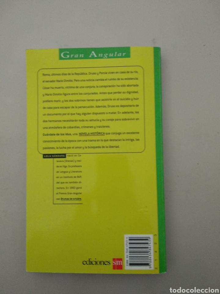 Libros de segunda mano: GUARDATE DE LOS IDUS, LOLA G&Aacute;NDARA - Foto 2