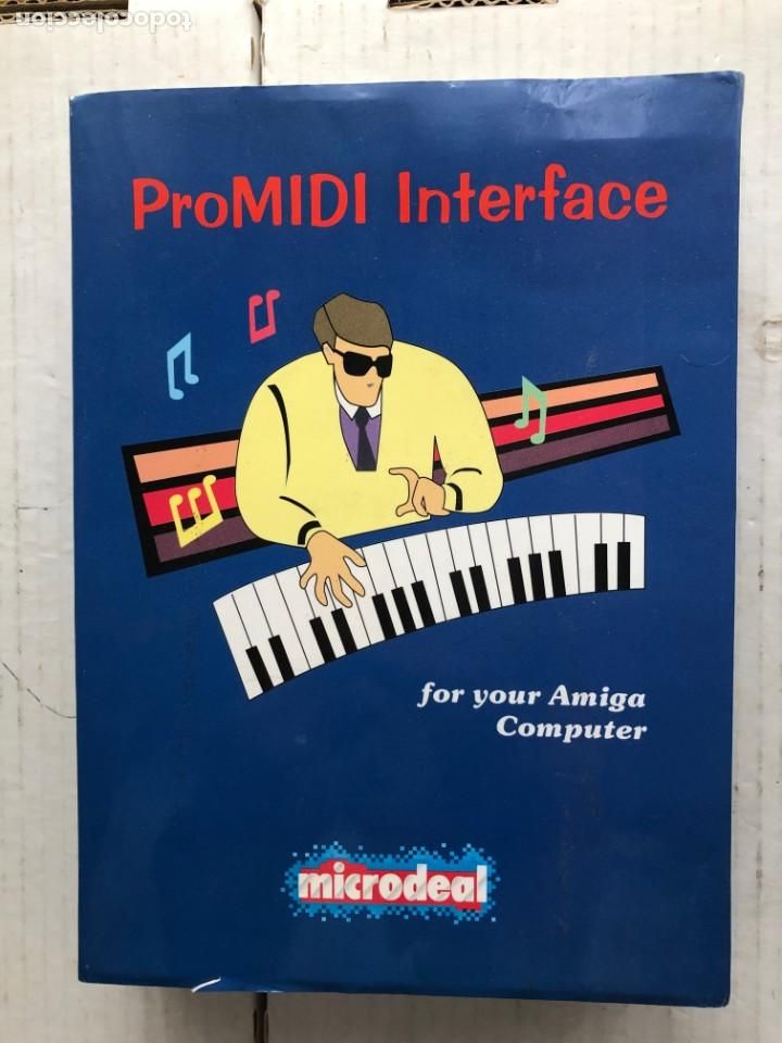 Libros de segunda mano: PRO MIDI INTERFACE FOR AMIGA COMPUTER MICRODEAL OLD SCHOOL PROMIDI KREATEN - Foto 1