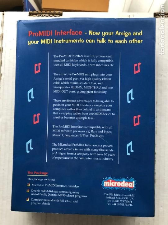 Libros de segunda mano: PRO MIDI INTERFACE FOR AMIGA COMPUTER MICRODEAL OLD SCHOOL PROMIDI KREATEN - Foto 3