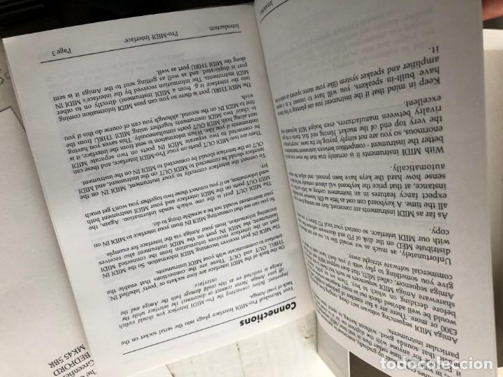 Libros de segunda mano: PRO MIDI INTERFACE FOR AMIGA COMPUTER MICRODEAL OLD SCHOOL PROMIDI KREATEN - Foto 10
