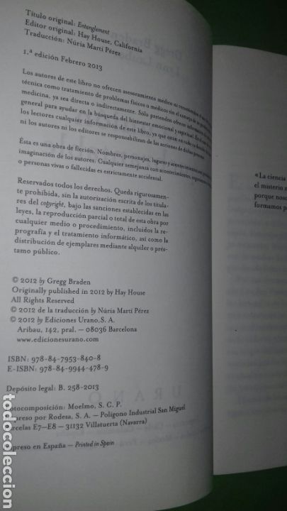 Libros de segunda mano: BRADEN / LAUBER: UNA UNION INQUEBRANTABLE. URANO, 2013. - Foto 3