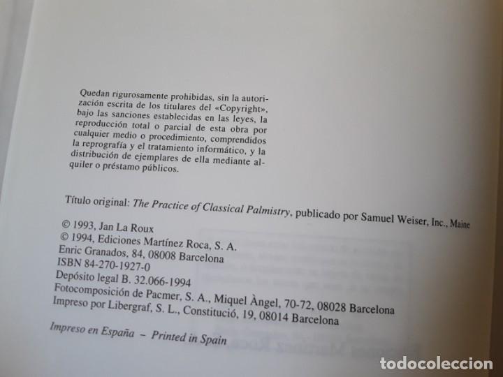 Libros de segunda mano: El gran libro de la quiromancia, de Madame La Roux. Martinez Roca - Foto 3