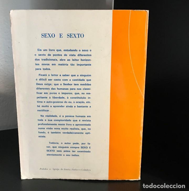 Libros de segunda mano: Sexo e sexto de Bernardino Banhos - Foto 2