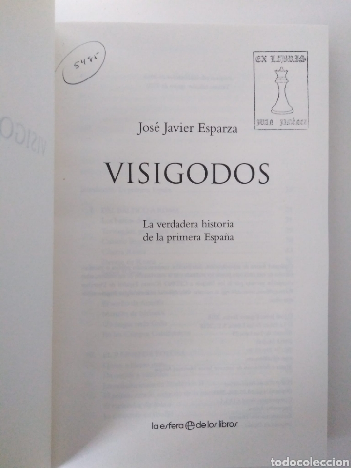 Libros de segunda mano: Visigodos / Jos&eacute; Javier Esparza - Foto 5