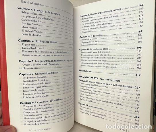 Libros de segunda mano: Arsuaga, Juan L. / I. Mart&iacute;nez : La especie elegida (Proyecto Atapuerca) - Foto 4