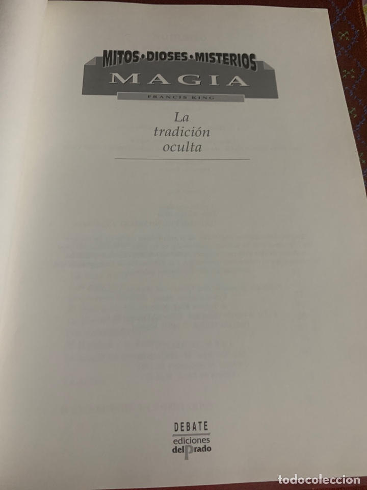 Libros de segunda mano: Magia. La tradici&oacute;n oculta. Francis King. Ediciones del Prado. - Foto 4