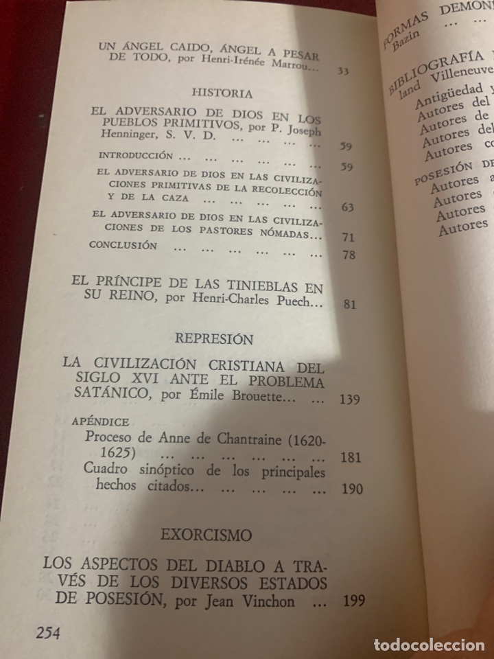 Libros de segunda mano: Sat&aacute;n. Estudios sobre el adversario de Dios. AA. VV. Ed. Labor. - Foto 5