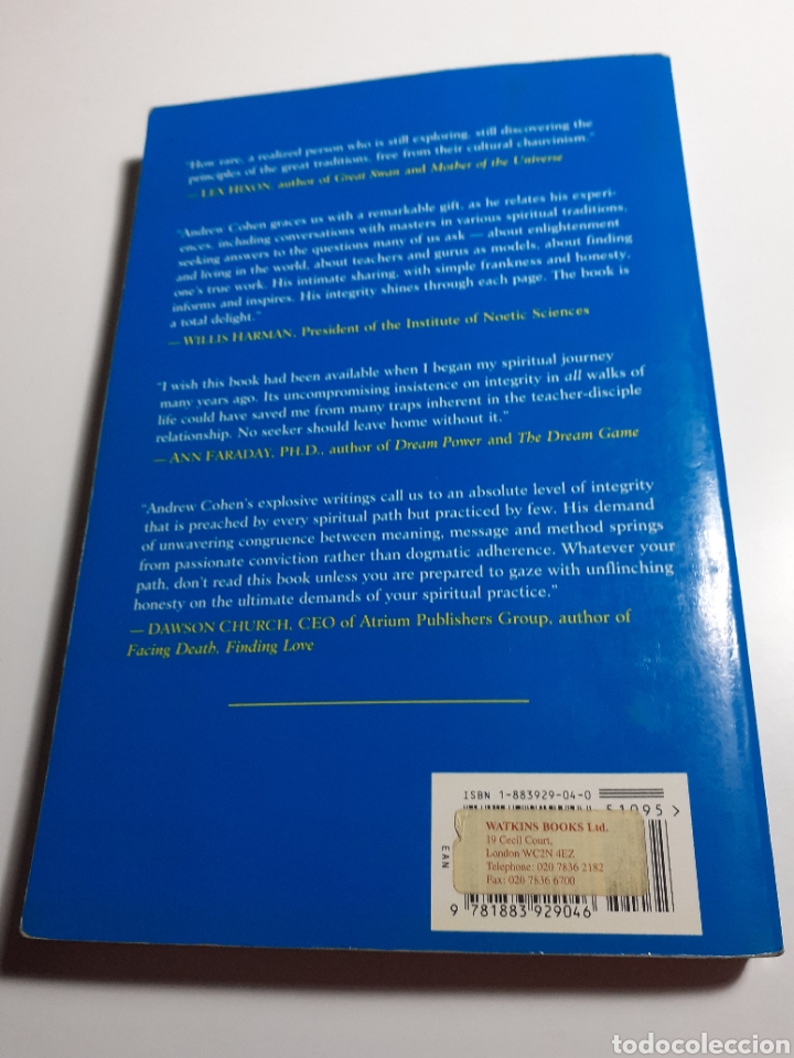 Libros de segunda mano: An unconditional relationship to life, Andrew Cohen, ingl&eacute;s, 1995 - Foto 9