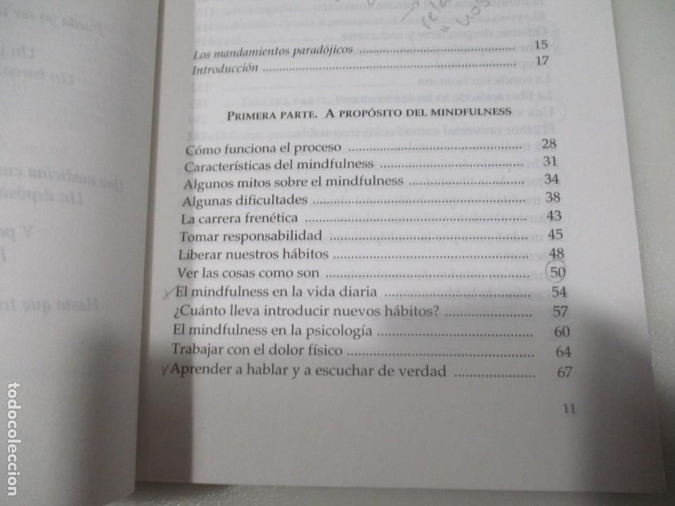 Libros de segunda mano: M&Oacute;NICA ESGUEVA Mindfulness Una gu&iacute;a pr&aacute;ctica W10396 - Foto 2