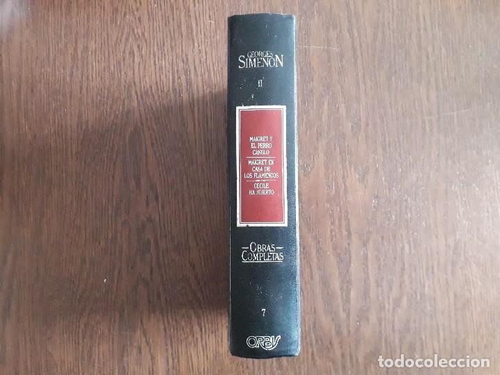 Libros de segunda mano: libro usado, obras completas, 7, Georges Simeon. Editorial Orbis, a&ntilde;o 1983 - Foto 2