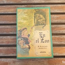 Libros de segunda mano: LIBRO EN EL ZOO - UN LIBRO DESPLEGABLE PARA PONER DE PIE - ANAYA
