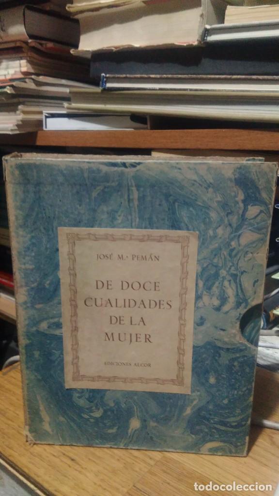 Libros de segunda mano: DE DOCE CUALIDADES DE LA MUJER, JOS&Eacute; M. PEM&Aacute;N, ED. ALCOR - Foto 1