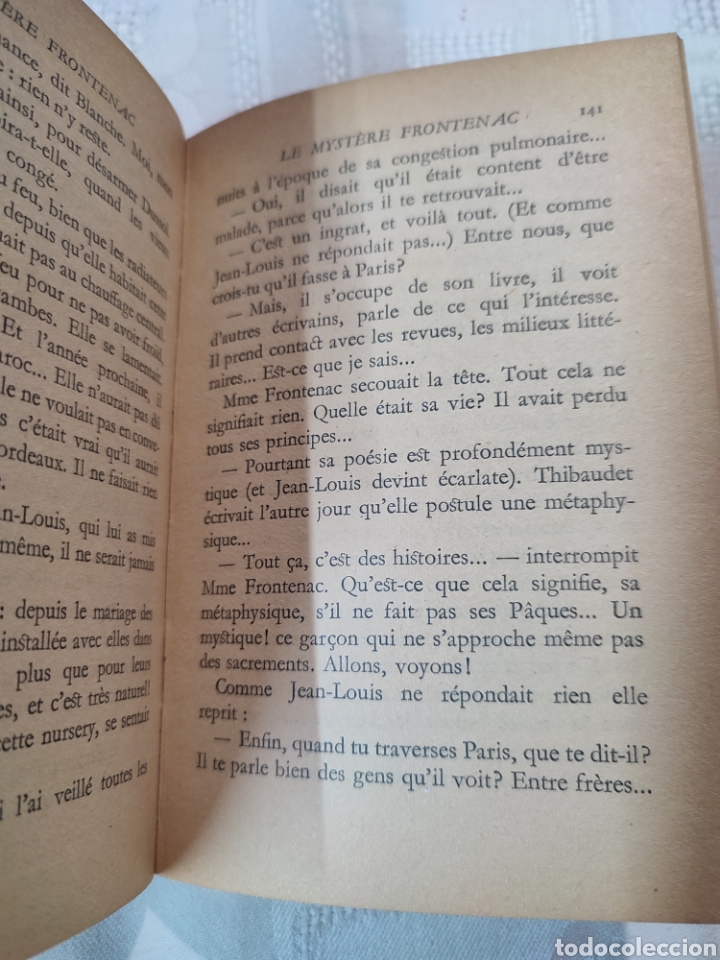 Libros de segunda mano: Le mystere frontenac Francois Mauriac - Foto 5