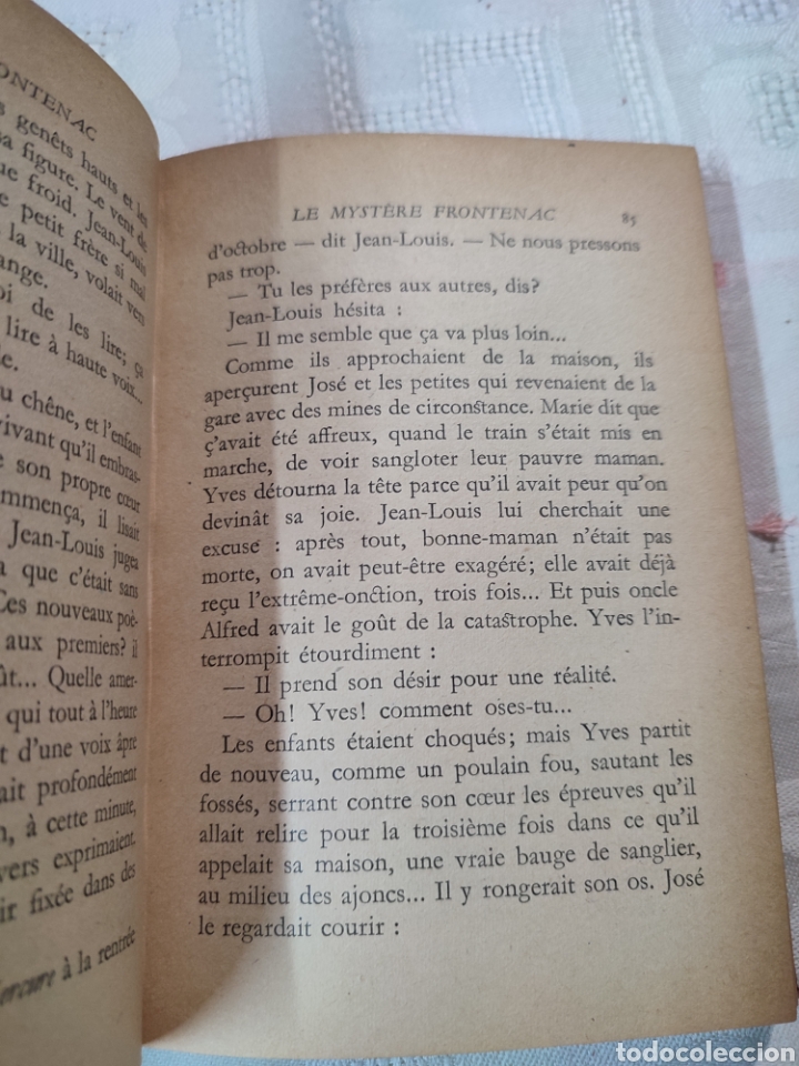 Libros de segunda mano: Le mystere frontenac Francois Mauriac - Foto 6