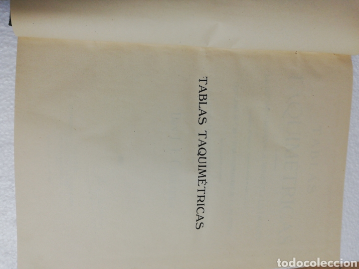 Libros de segunda mano: Tablas taquim&eacute;tricas. Don J. J. Cuartero. 1959. - Foto 7