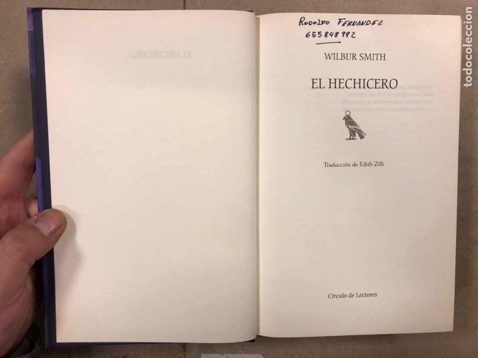 Libros de segunda mano: EL HECHICERO. WILLBUR SMITH. C&Iacute;RCULO DE LECTORES 2001. - Foto 2