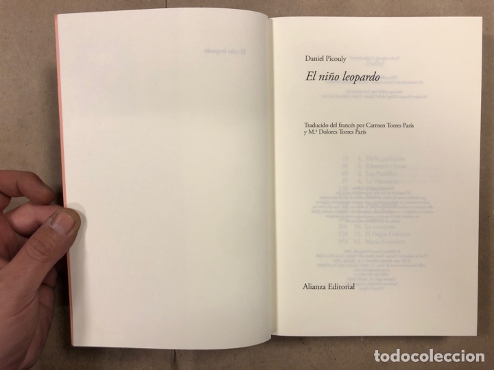 Libros de segunda mano: EL NI&Ntilde;O LEOPARDO. DANIEL PICOULY. ALIANZA EDITORIAL 2006. - Foto 2