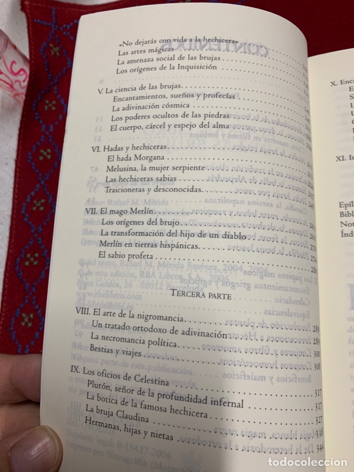 Libros de segunda mano: El gran libro de las brujas. Rafael M. M&eacute;rida Jim&eacute;nez. Editorial RBA. - Foto 4