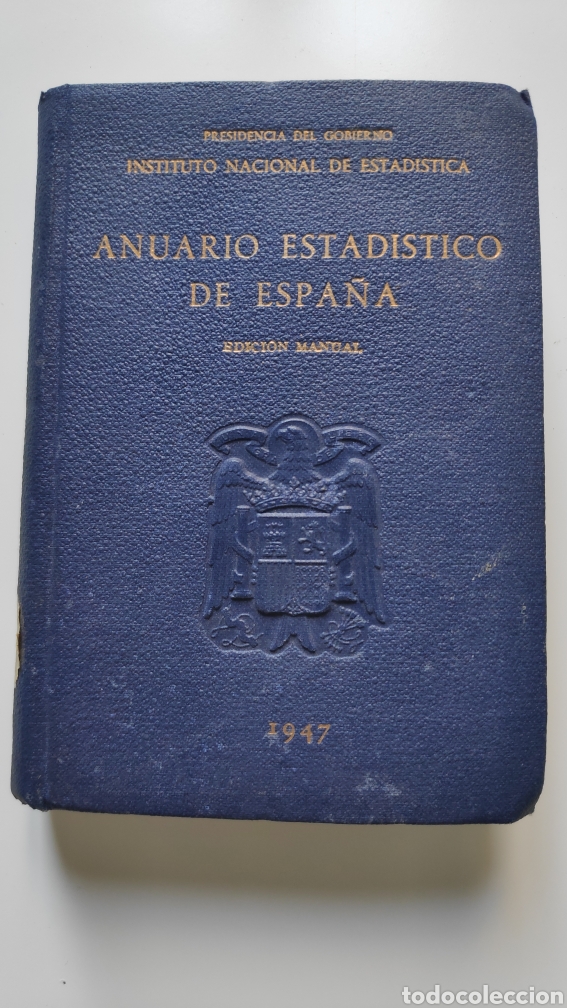 Libros de segunda mano: Anuario Estadistico de Espa&ntilde;a 1947 Franco - Foto 2