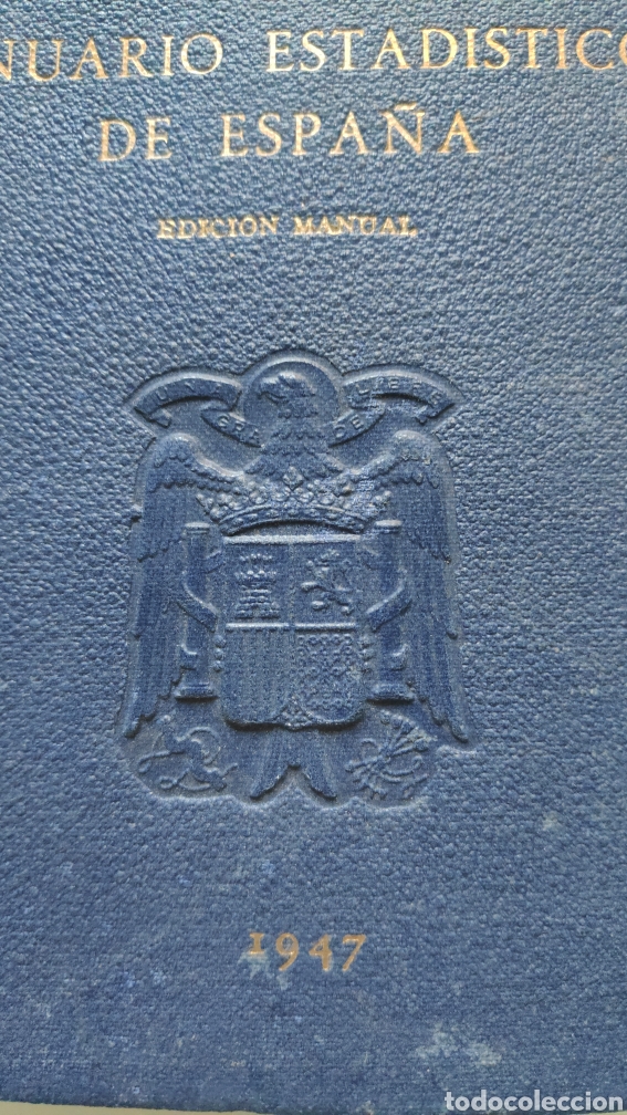 Libros de segunda mano: Anuario Estadistico de Espa&ntilde;a 1947 Franco - Foto 3