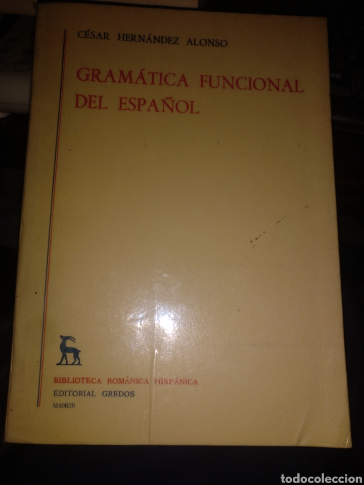 Libros de segunda mano: C&eacute;sar Fern&aacute;ndez Alonso. Gram&aacute;tica funcional del espa&ntilde;ol. Gredos 1984 - Foto 1