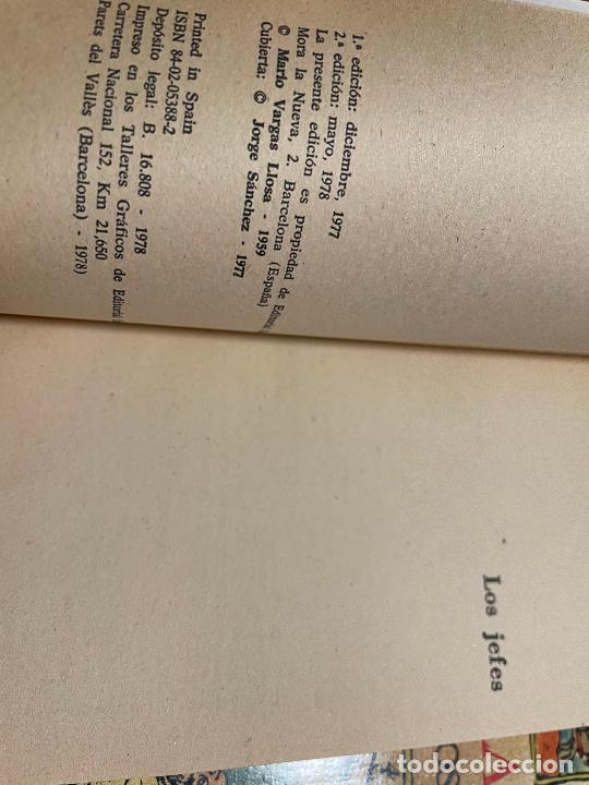 Libros de segunda mano: LOS JEFES, Mario Vargas Llosa, Bruguera - Foto 2