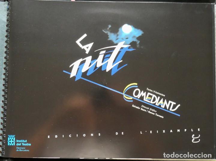 Libros de segunda mano: La nit (Comediants - Edicions de lEixample, 1987), libro-objeto - Foto 3